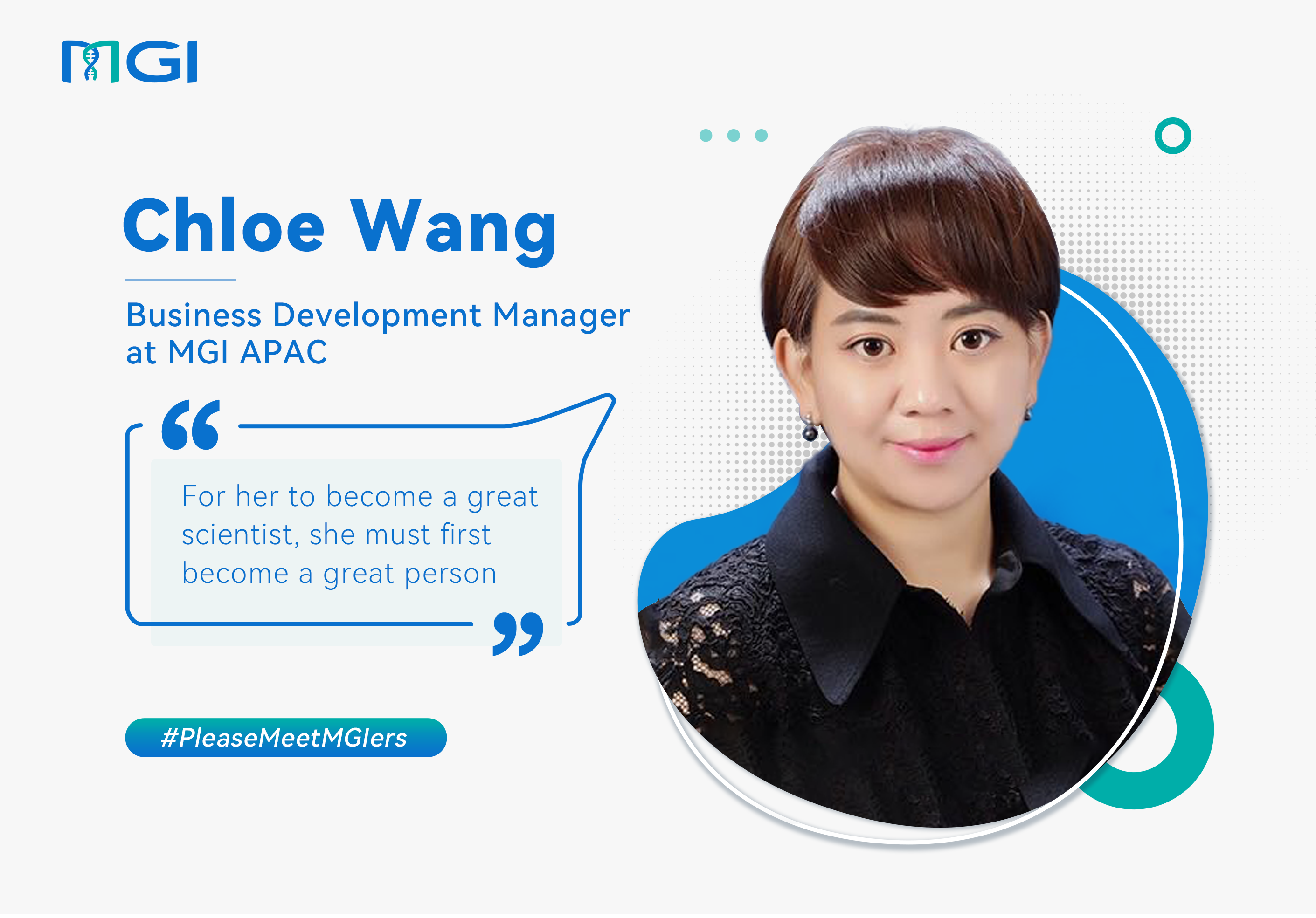 Interview with Chloe Wang: For Her to Become a Great Scientist, She Must First Become a Great Person